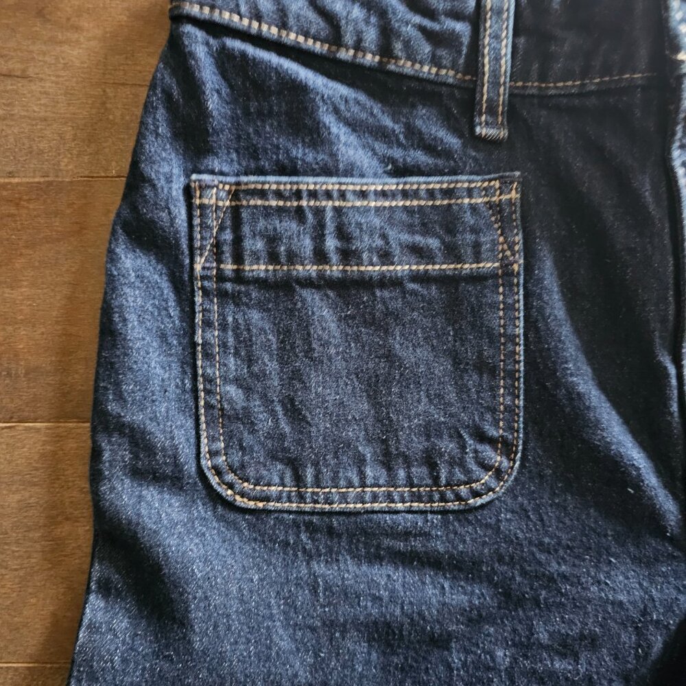 NWT Free Assembly's Women's Wide Leg Jeans with Patch Pockets Size 8 - Picture 5 of 6